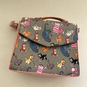 USED Loungefly Disney Cats Crossbody Bag